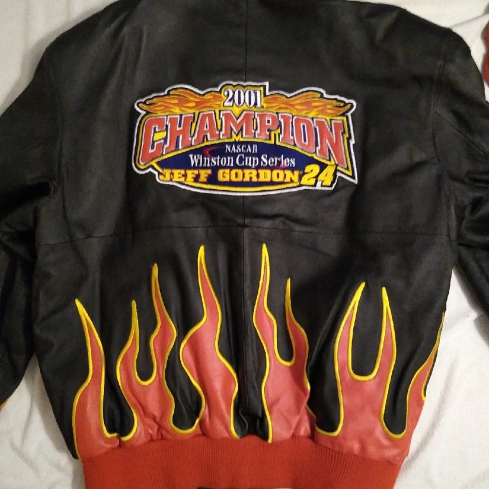 Vintage NASCAR Leather Jacket